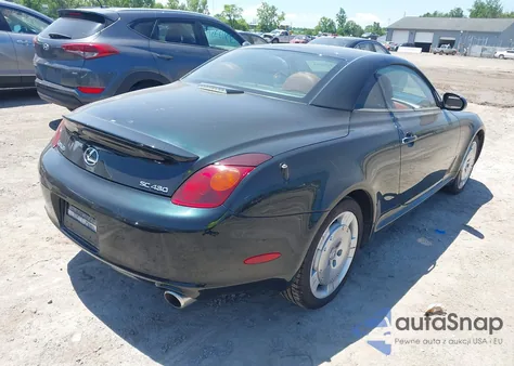2004 Lexus Sc 430 from USA, damaged, VIN JTHFN48Y340049520